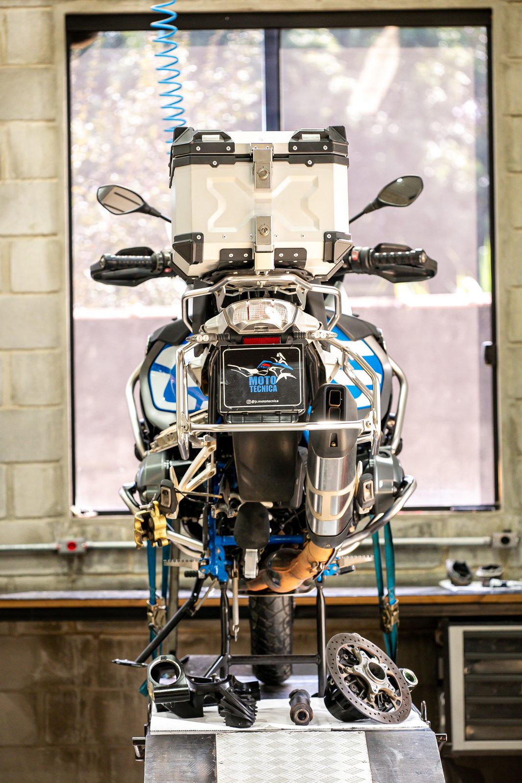 Preparação de moto para viagem