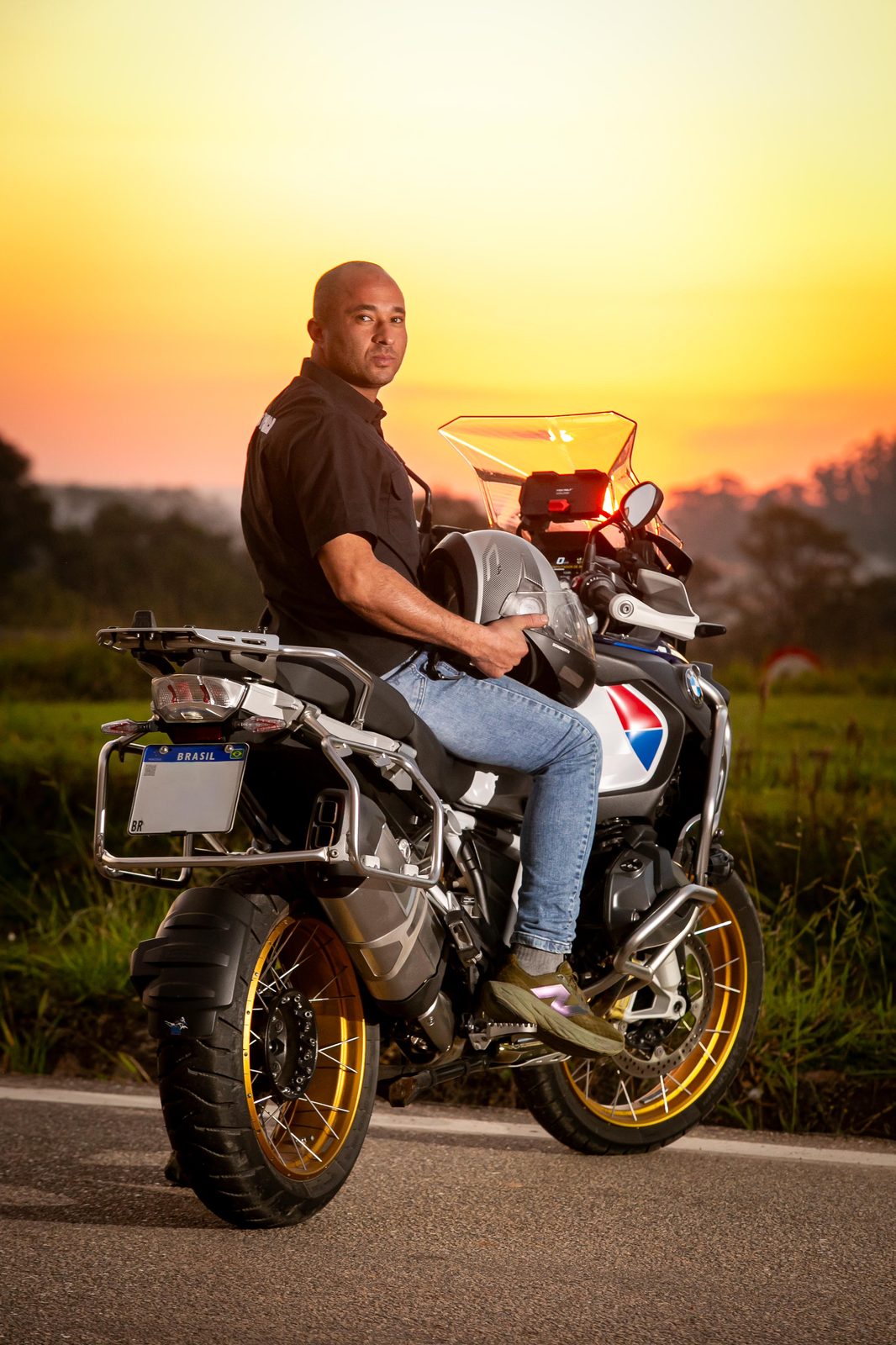 Equipe e paixão pelo motociclismo