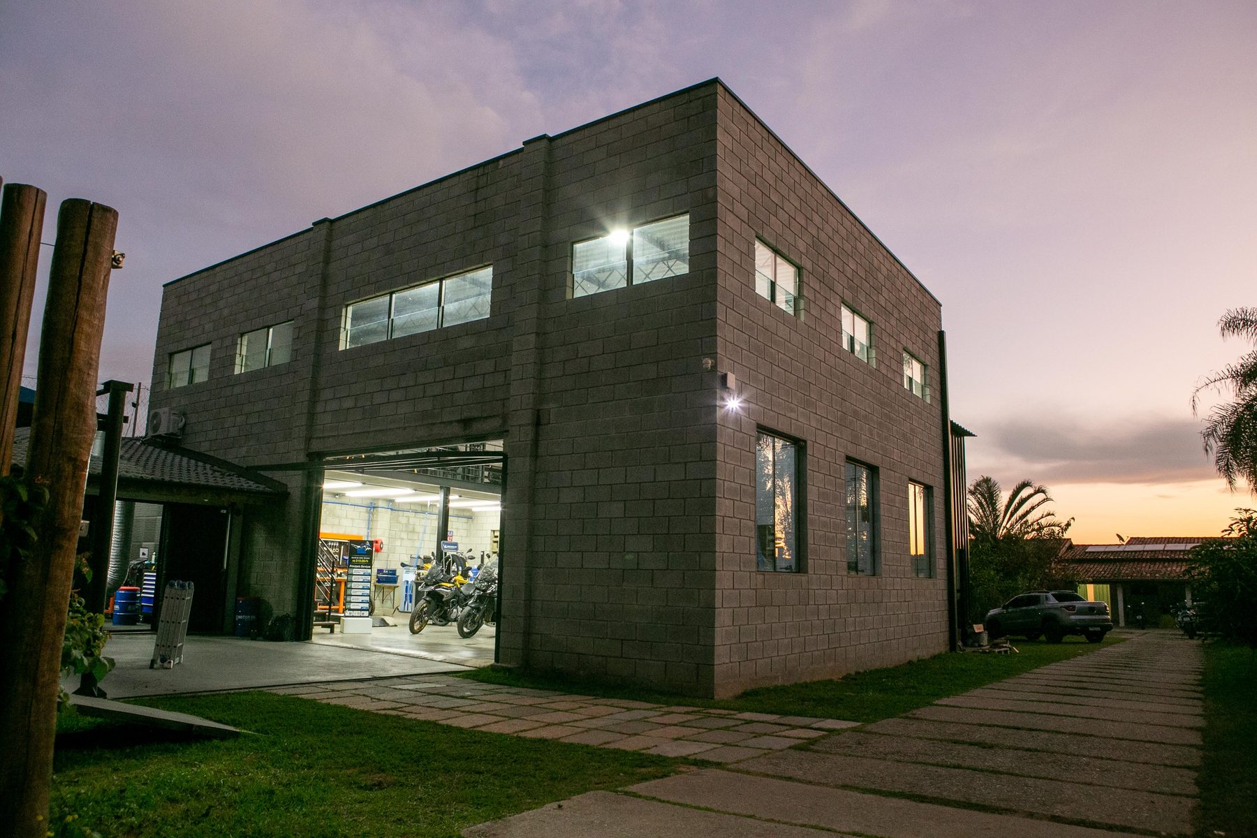 Ambiente da oficina Moto Técnica