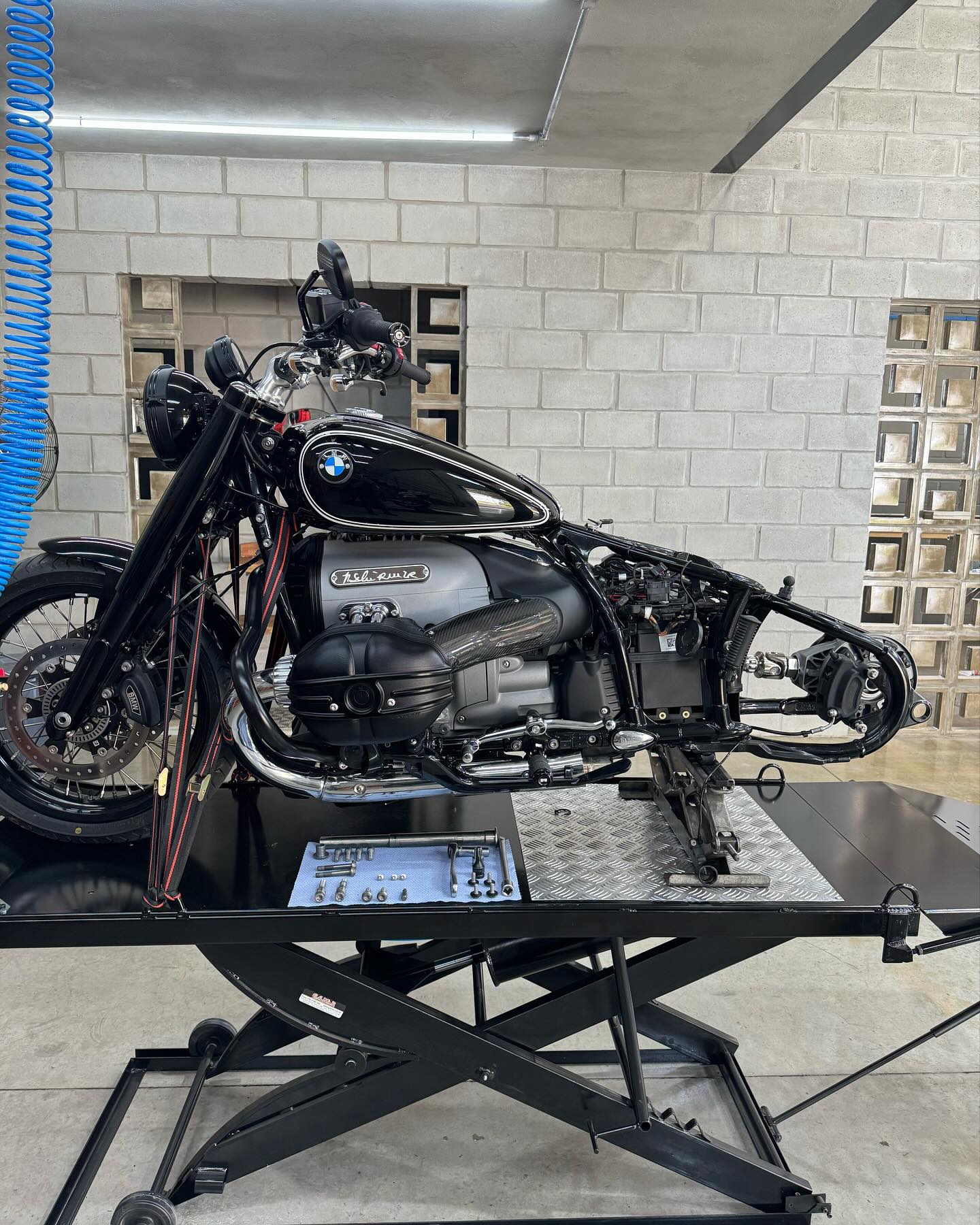Trabalho na oficina Moto Técnica — post Instagram 3